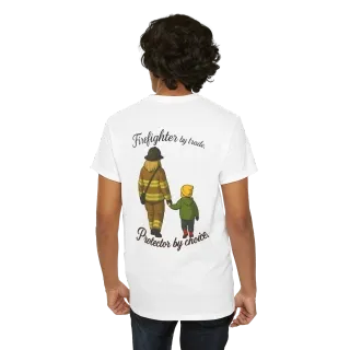 T-Shirt 138 Person 7 Back White